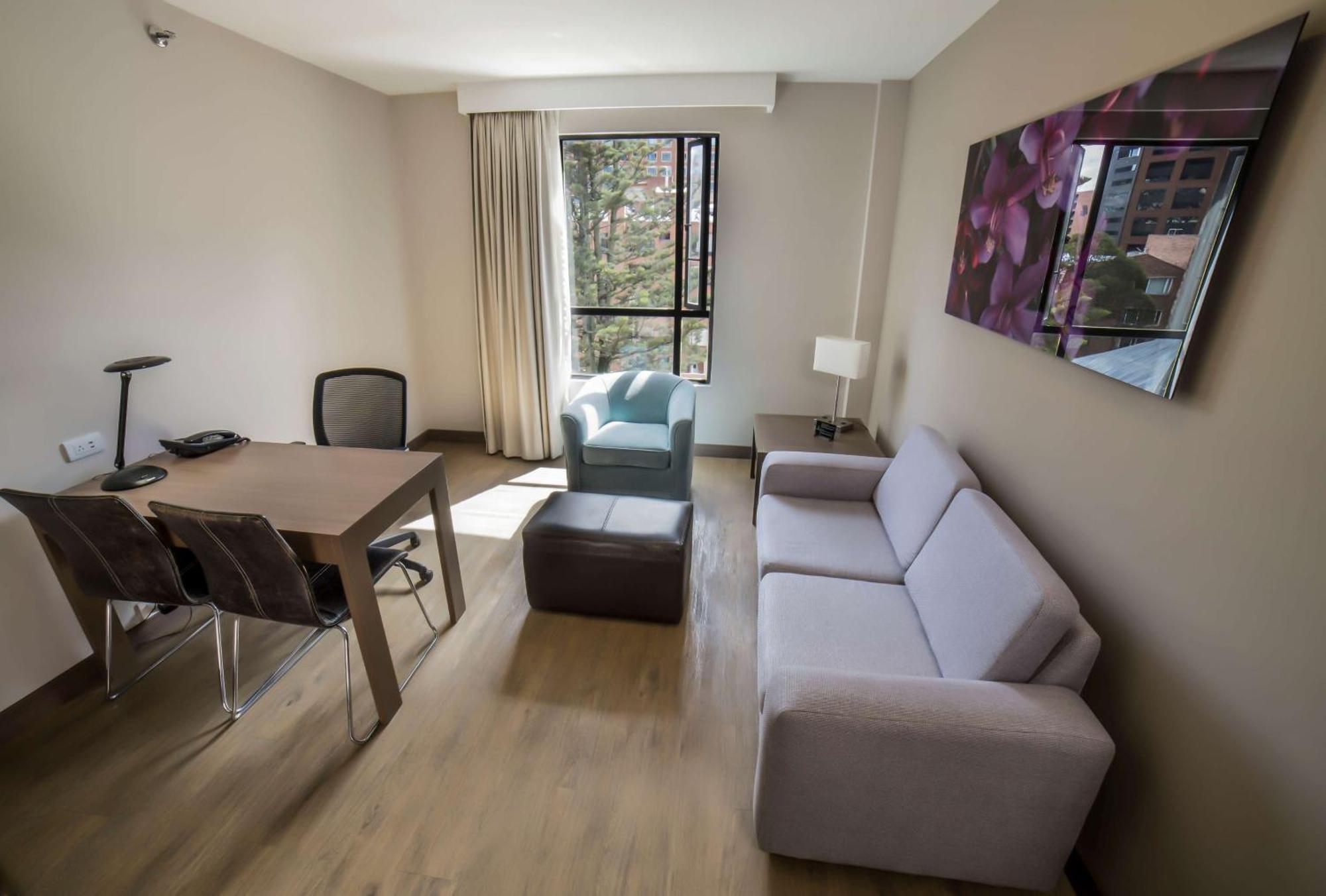 Embassy Suites By Hilton Bogota - Rosales Exterior photo A living room in a typical apartment